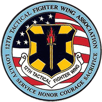 12th Tactical Fighter Wing Association Coin Letter to Larry Eley.