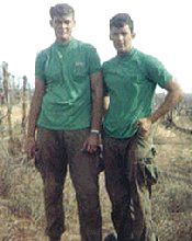 Photo: 1967, Operation Kentucky, DMZ - Bill Whisenant, left, and a good friend ... in a bad time. I was serving with 2/9 as a forward observer attached from 2/12.