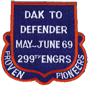 Patch: Brotherhood of Dak To Defenders, 1969