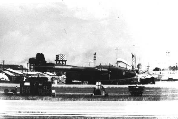 6. Da Nang AB, 366th TFW: C-119 Fairchild, Flying Boxcar. 1969-1970. [Photo by Ed Burchard].