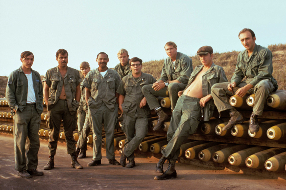 1. Da Nang AB: 366th MMS Da Nang, RVN (East-side Gang?). 1971. [Photos by Ken Frick].