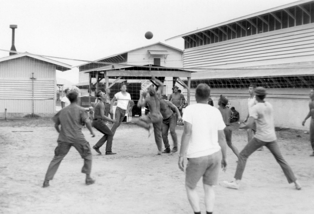 15. Da Nang AB: Volleyball. 1971. [Photos by Ken Frick].