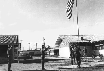 US Flag posted, Đà Nẵng, July 4 th/Photo by Fred Reiling, LTC, USAF (Ret)