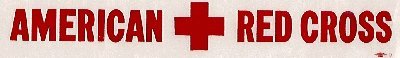 American Red Cross banner, 1970.