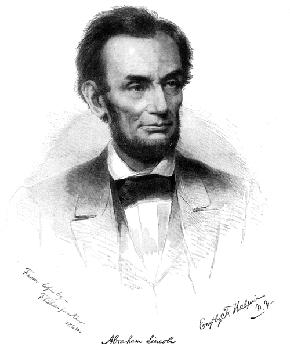 U.S. Civil War posters: Photo Portrait of President Abraham Lincoln.