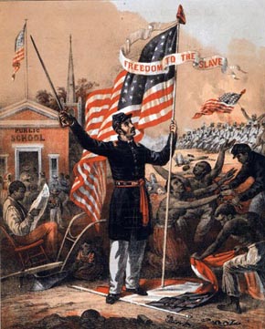 U.S. Civil War posters: Jack Tars, Ahoy!! Let us Open the Potomac!