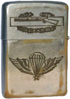 Zippo: (Back) [CIB], Jump Wings w/Star