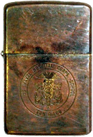 Zippo: (Front) US Naval Hospital Corps School San Diego