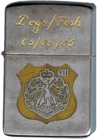 Zippo: (Front) Dogs / Fish
05 / 05 / 05
[CREST of [VII / 7th]