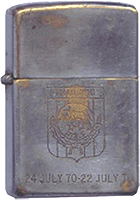 Zippo: (Front) 24 July 1970 - 22 July 1971