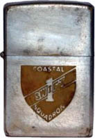 Zippo: (Front) [CREST], COASTAL , SWIFT 1, Squadron