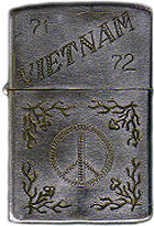 Mario Müller: Zippo Lighter, Vietnam, 19711-1972