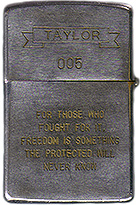 Mario Müller: Zippo Lighter, Vietnam, 19711-1972