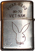 Zippo: (Back) Mario P. Campanaro, 35th Security Police Sqdn., Phan Rang 69-70, Viet-Nam, 1969-1970