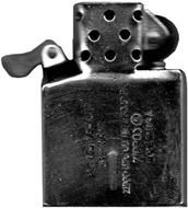 Zippo: (Inside unit) submitted by, Robert Lodge, VIETNAM, BINH HOA, GARRY OWEN, 1968-1969