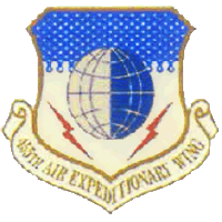 Shield: 455th Air Expeditionary Wing.