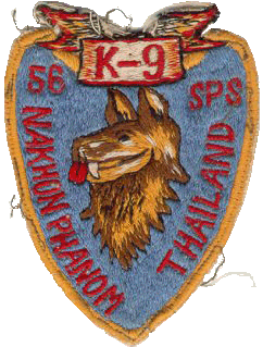 56th Security Police Squadron, K-9, NKP, RTAFB. Patch.
