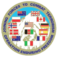 Crest: Operation Enduring Freedom: Joining Forces to Combat Terrorism.