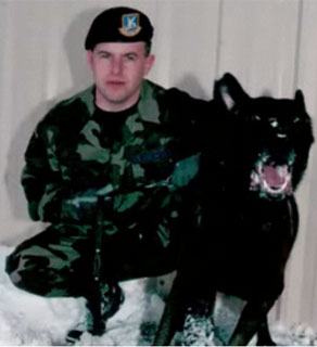 TSgt Jason L. Norton, k-9, 3rd SFS. 2006.